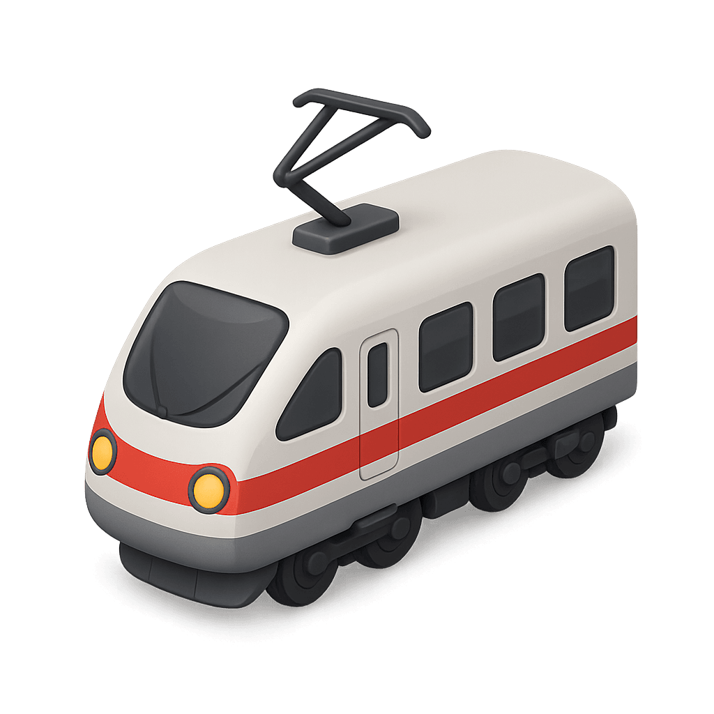 Illustration eines Zugs